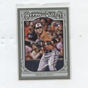 2012 TOPPS GYPSY QUEEN MANNY MACHADO ROOKIE CARD BALTIMORE ORIOLES